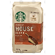 Starbucks House Blend rich & lively, medium roast ground coffee, 12-oz