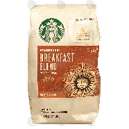 Starbucks Breakfast Blend bright & tangy, medium ground coffee, 112-oz