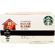 Starbucks House Blend medium roast ground coffee for Keurig sys22.86oz