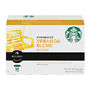 Keurig Starbucks veranda blend, blonde, 10 k-cups 4.4-oz