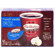 Tim Horton's  single serve french vanilla coffee cups, 100% ara4.23-oz