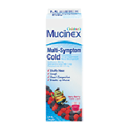 Mucinex Children's multi-symptom cold expectorant, cough suppres4fl oz
