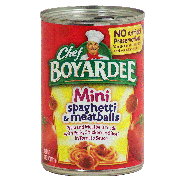 Chef Boyardee Mini spaghetti & meatballs in tomato sauce 14.5oz