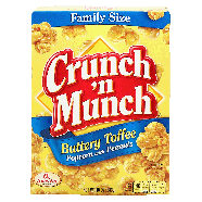 Crunch 'n Munch Family Size buttery toffee popcorn with peanuts  10oz