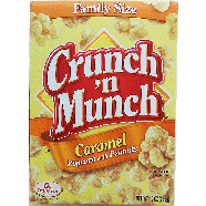 Crunch 'n Munch  caramel popcorn with peanuts, family size  10oz