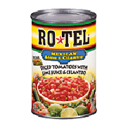 Ro*tel Diced Tomatoes w/Lime Juice & Cilantro Mexican Festival  10oz