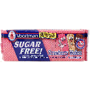 Voortman  sugar free strawberry wafer cookies 9oz