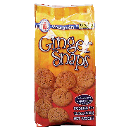 Voortman  ginger snaps, traditional flavor, whole wheat 12.3oz