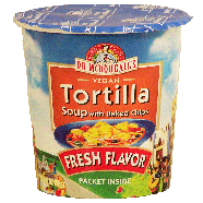 Dr. Mcdougall's Vegan tortilla soup with baked chips 2oz