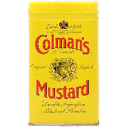 Colman's  double superfine mustard powder 4oz