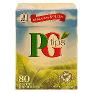 P G Tips  black tea, 80-pyramid tea bags 8.8oz