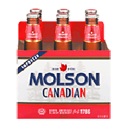 Molson Canadian Beer 12 Oz  6pk