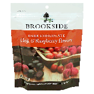 Brookside  dark chocolate goji & raspberry flavors  7oz