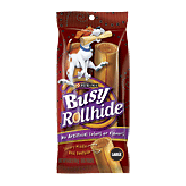 Purina Busy Rollhide beefhide rolls with meaty middle, 2 6 3/4-inch2ct