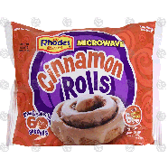 Rhodes  microwaveable cinnamon rolls with cream cheese icing, 6 c18-oz