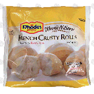Rhodes Warm N Serv french crusty rolls, 12 white rolls 23-oz