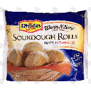 Rhodes Warm-N-Serv sourdough rolls, 6 rolls 11.5-oz