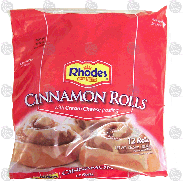 Rhodes  cinnamon rolls with cream cheese frosting, 12 rolls 36.5-oz