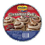Rhodes AnyTime! cinnamon rolls with cream cheese frosting, 6 roll19-oz