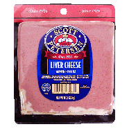 Scott Petersen  liver cheese wrapped in pork fat, sliced luncheon l8oz