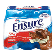 Ensure Plus Balanced Nutrition Shake Creamy Milk Chocolate 8 Oz 6ct