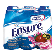 Ensure Balanced Nutrition Shake Strawberries & Cream 8 Oz 6ct