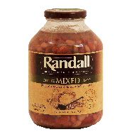 Randall  deluxe mixed beans, fully cooked and ready to eat  48oz