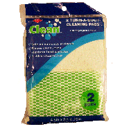 Ritz Clean  turn-a-bout cleaning pads, 4.5 x 3 x .75-inch, safe on  2ct