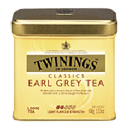 Twinings Of London Classics earl grey tea, blend of fine black t3.53oz