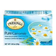 Twinings Of London Tea Bags Pure Camomile Herbal Tea Caffeine Fre20-ct