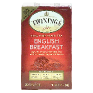 Twinings Of London Tea Bags English Breakfast Tea 1.41 Oz 20ct