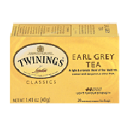 Twinings Of London Tea Bags Earl Grey Tea 1.41 Oz 20ct