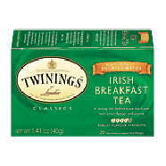 Twinings Of London Tea Bags Irish Breakfast Tea Decaffeinated 1.4120ct