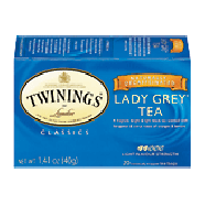 Twinings Of London Tea Bags Lady Grey Tea Decaffeinated 1.41 Oz 20ct