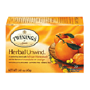 Twinings Of London Tea Bags Herbal Unwind African Honeybush & Oran20ct