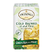 Twinings Of London Cold Brewed green tea with mint iced tea, 20 1.41oz