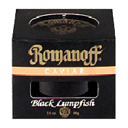 Romanoff Caviar Black Lumpfish 3.5oz