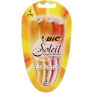 Bic Soleil triple blade disposable razor for women, sensitive skin 4ct