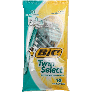 Bic TwinSelect razors, sensitive skin, for men 10ct