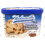 Hudsonville Mackinac Island Fudge vanilla ice cream, butter fudge w1qt