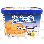 Hudsonville  orange pineapple flavored ice cream 1.75-qt