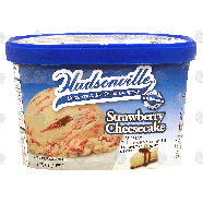 Hudsonville  strawberry cheesecake flavored ice cream 1.75qt