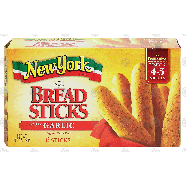 New York  bread sticks with real garlic, 6 sticks 10.5-oz