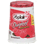 Yoplait Original red raspberry 99% fat free 6oz