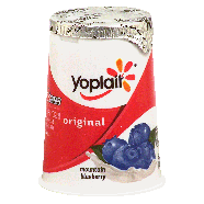 Yoplait Original mountain blueberry 99% fat free yogurt 6oz