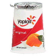 Yoplait Original lowfat yogurt, harvest peach, 99% fat free 6oz