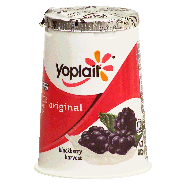 Yoplait Original lowfat blackberry harvest yogurt, 99% fat free 6oz