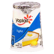 Yoplait Light fat free lemon cream pie yogurt 6oz
