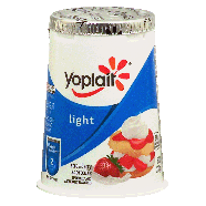 Yoplait Light fat free yogurt, strawberry shortcake 6oz