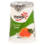 Yoplait Lactose Free lactose free lowfat peach yogurt 6oz